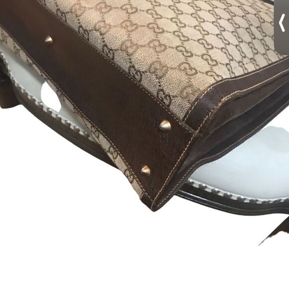 Authentic vintage large canvas Gucci tote - Picture 13 of 15